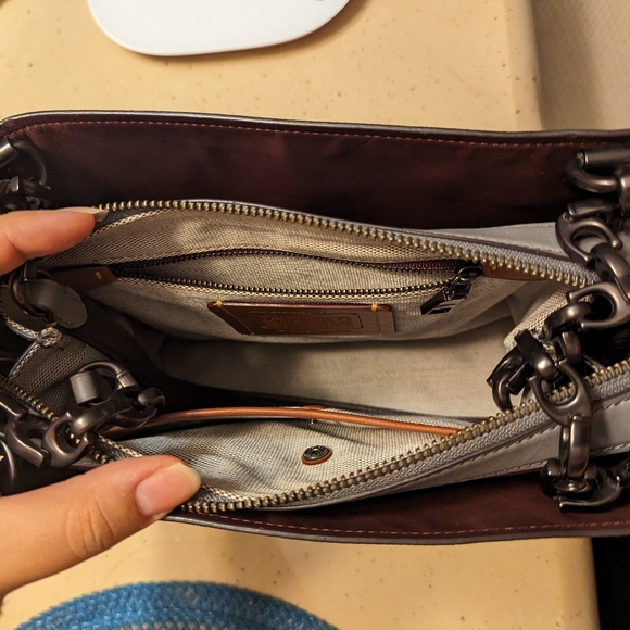 ❌SOLD❌Coach Gray Rogue Shoulder Bag - Picture 9 of 11